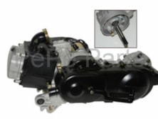 Motorblok 4 takt gy6 10 inch ''lange as''