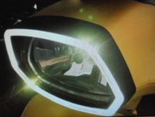 Vespa koplamp rand led 
