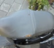 la souris retro scooter zwart glans, 25 km