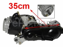Motorblok 4 takt gy6 10 inch wiel 35 cm lengte 