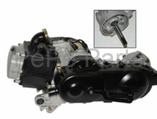 Motorblok 4 takt gy6 10 inch ''lange as''