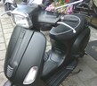 Vespa S mat zwart, 4takt, 45 km Brom